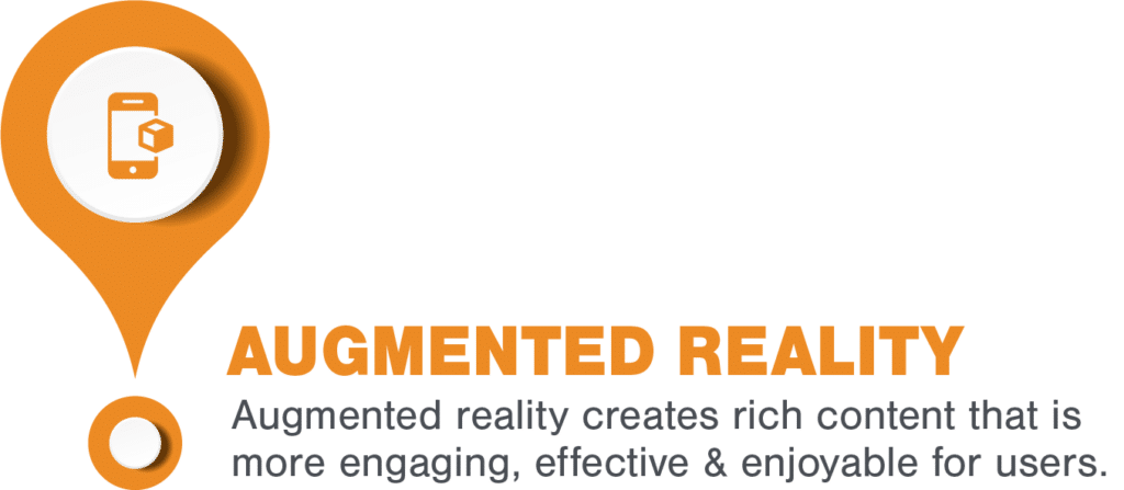 Augmented reality creates rich content that is more engaging, effective & enjoyable for users. 