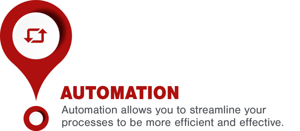 Automation allows you to streamline your processes to be more efficient and effective.